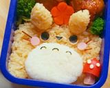 キャラ弁 めんつゆご飯で♡秋のトトロ弁当作り方7写真