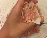フライパンでふわふわエビ入りしゅうまい作り方4写真