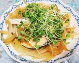 鮭と玉ねぎとしめじのしょうがポン酢蒸し♡作り方6写真