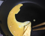 卵1個でひとり分。厚焼き風玉子焼き作り方3写真