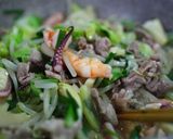 野菜たっぷり海鮮沖縄ちゃんぽん作り方6写真