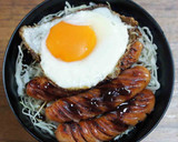 うちのソーセージ丼はタコ焼き風味作り方3写真