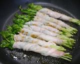 簡単！豆苗の肉巻き☆甘酢煮作り方3写真