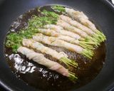 簡単！豆苗の肉巻き☆甘酢煮作り方4写真