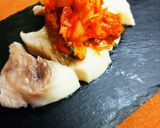 超簡単！メカジキDE湯煮のキムチのせ♪作り方6写真