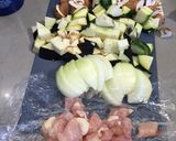 かぼちゃ丸ごとグラタン！野菜たっぷり！作り方2写真