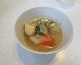 主婦のお昼、豚汁でラーメン作り方2写真