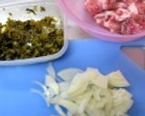 豚高菜丼作り方1写真