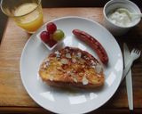 朝からおいしかったぁ♡フレンチトースト♪作り方4写真