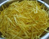 食用菊　こぶおろしで出汁びたし作り方1写真