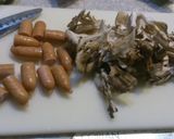 お弁当にも！舞茸ウインナーのマヨ醤油炒め作り方1写真
