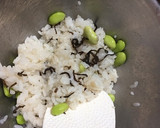 枝豆と塩昆布のまぜご飯♪超簡単作り方2写真