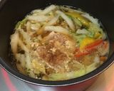 鶏ひき肉と野菜のあったかとろみ麺作り方4写真