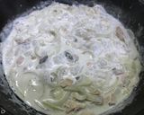 秋鮭と牛乳で サーモンクリームパスタ作り方8写真
