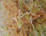 お昼に簡単！チキンラーメンカルボナーラ☆作り方3写真