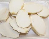 簡単！里芋の唐揚げの梅肉ソースかけ作り方1写真