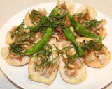 簡単！里芋の唐揚げの梅肉ソースかけ作り方12写真