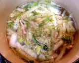 白菜消費に☆くたくた白菜のコンソメスープ作り方5写真