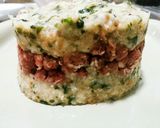 犬ご飯　クリスマスケーキ風作り方6写真
