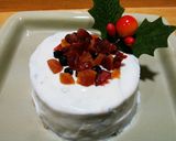 犬ご飯　クリスマスケーキ風作り方9写真