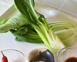青梗菜のにんにく・オイスターソース炒め♪作り方1写真