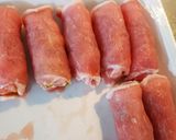 ほくほくカボチャの豚肉ロール作り方9写真