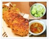豚ミンチで❀照り焼き牛蒡入りハンバーグ❀作り方10写真