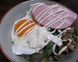 ハム入り焼肉丼作り方5写真