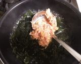 卵たっぷりシーチキン入ワカメスープ作り方6写真
