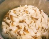 鴨汁うどん♪鴨、焼き長ネギを醤油味で！作り方12写真