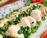 蒸し鶏+ネギソース葱油鶏(ソンユーチー)作り方12写真