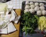 鶏だんごと白菜の辛み炒め作り方2写真