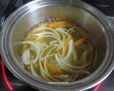 残りカレーでカレーうどん(低糖質手製麺)作り方3写真