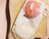 簡単！目玉焼きトースト作り方2写真