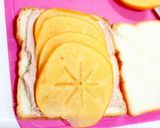 柿ミルフィーユのチョコホイップサンド作り方3写真