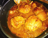 簡単☆卵不使用！ふわふわ煮込みハンバーグ作り方9写真