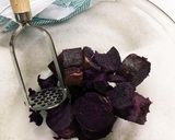 紫芋のソフトクッキー作り方1写真