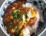 麻婆丼作り方3写真