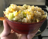 混ぜて時短♫炒めて絡めてレタス炒飯作り方8写真
