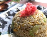 混ぜて時短♫炒めて絡めてレタス炒飯作り方13写真