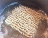 サッポロ一番でもつ煮込み風ラーメン作り方2写真