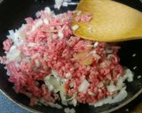 焼きそば麺で♪揚げ焼きボロネーゼパスタ作り方6写真
