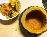簡単☆坊ちゃんかぼちゃのミートグラタン作り方7写真