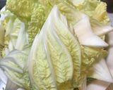 『簡単中華』白菜とベビーホタテの炒め物作り方1写真