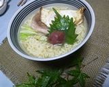 梅しそ塩ラーメン(^^♪作り方4写真