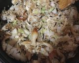 納豆とチクワのシンプルチャーハン作り方3写真