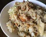 納豆とチクワのシンプルチャーハン作り方4写真