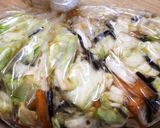 キャベツと柿の塩昆布和え作り方5写真