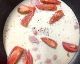 超簡単トマトクリームうどん ♡作り方4写真