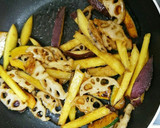 簡単！美味しい♡根菜のデリ風甘辛焼き☆作り方3写真